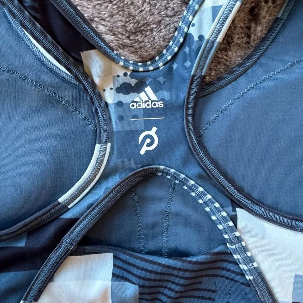 Peloton X Adidas Digi Motion Print Racerback Sz S
